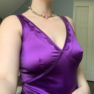 Purple silky Mexx tank top